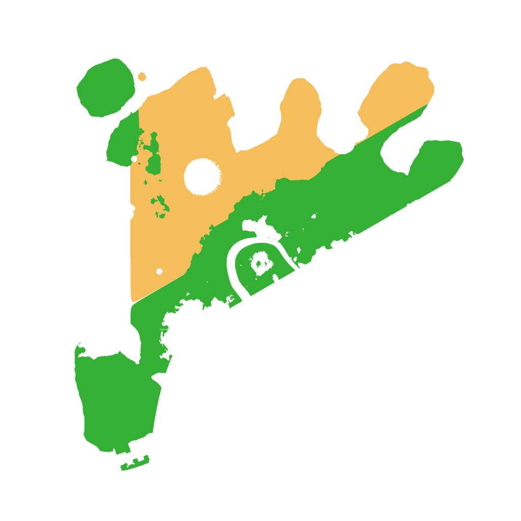 Biome Rust Map: Procedural Map, Size: 2500, Seed: 1982473092