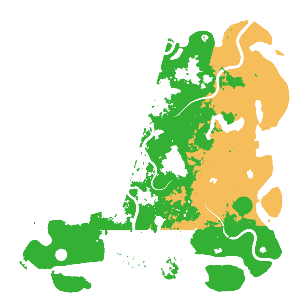 Biome Rust Map: Procedural Map, Size: 4500, Seed: 654528442