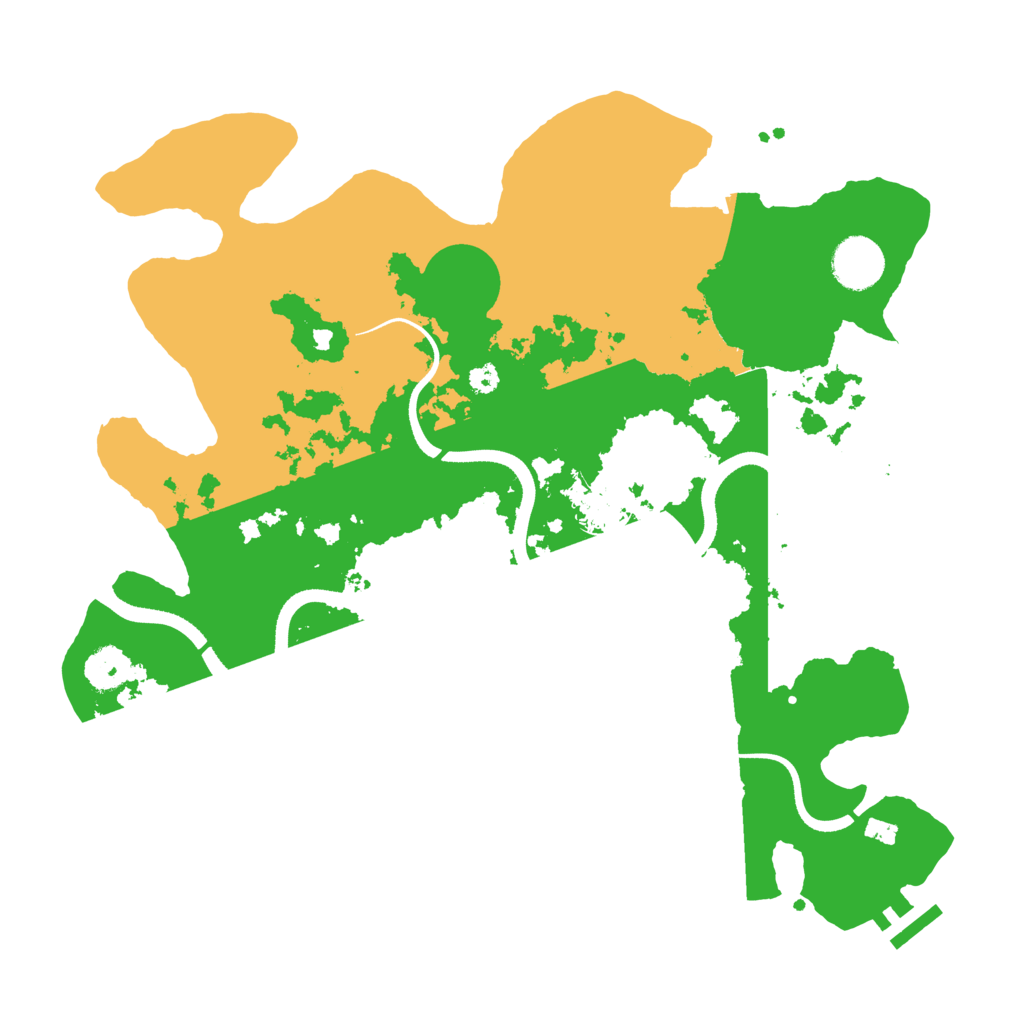 Biome Rust Map: Procedural Map, Size: 3500, Seed: 2004884555