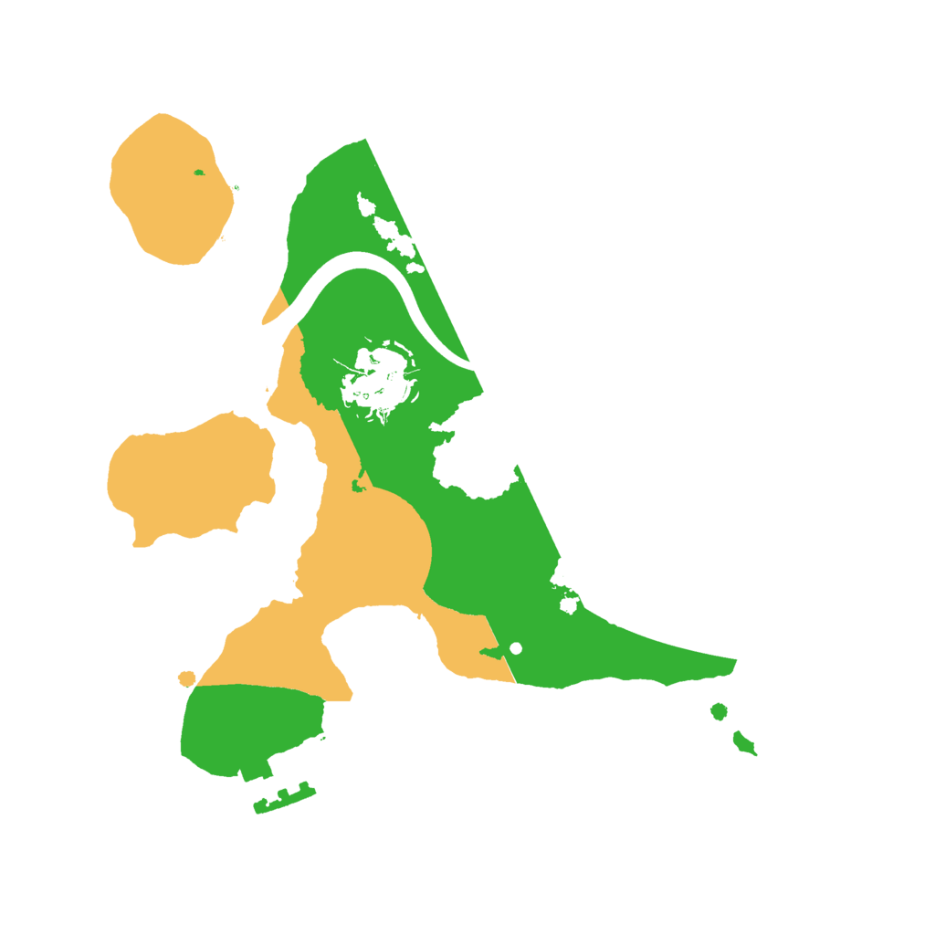 Biome Rust Map: Procedural Map, Size: 2250, Seed: 17497