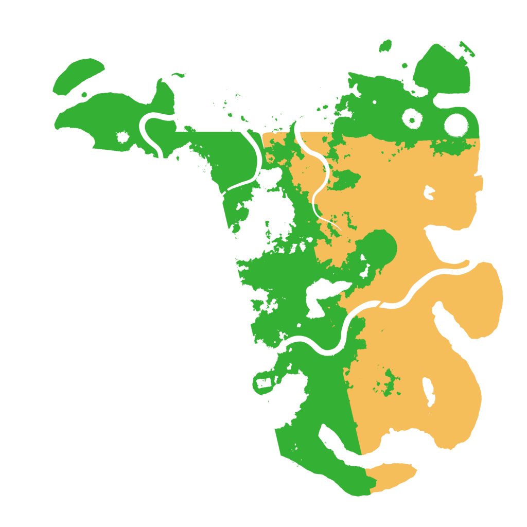Biome Rust Map: Procedural Map, Size: 4000, Seed: 259900