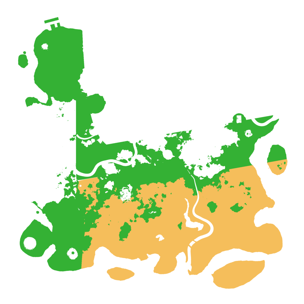 Biome Rust Map: Procedural Map, Size: 4250, Seed: 2072543207
