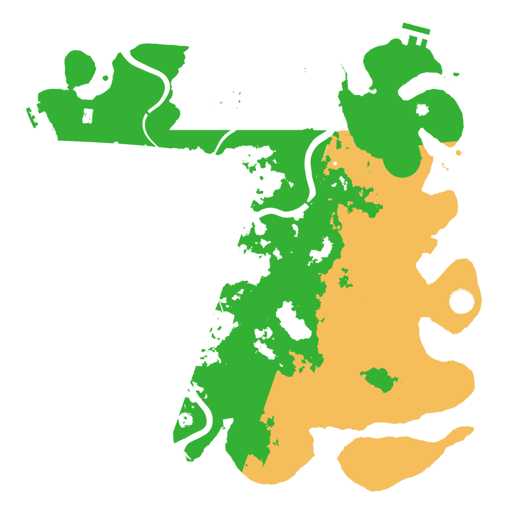 Biome Rust Map: Procedural Map, Size: 3750, Seed: 4196