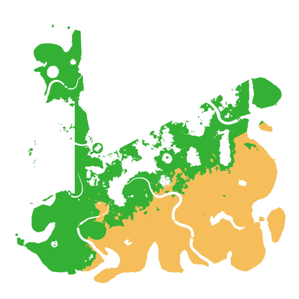 Biome Rust Map: Procedural Map, Size: 4500, Seed: 1598617345