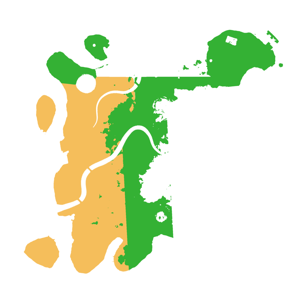 Biome Rust Map: Procedural Map, Size: 3000, Seed: 709580905