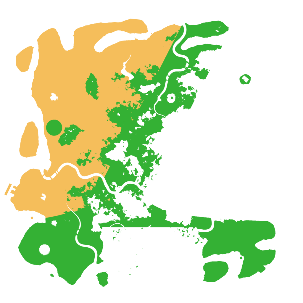 Biome Rust Map: Procedural Map, Size: 5000, Seed: 1748416304