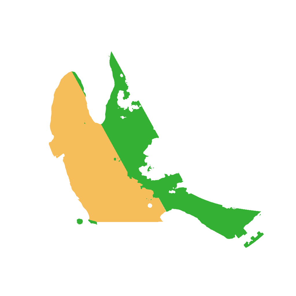 Biome Rust Map: Procedural Map, Size: 2000, Seed: 1384001456