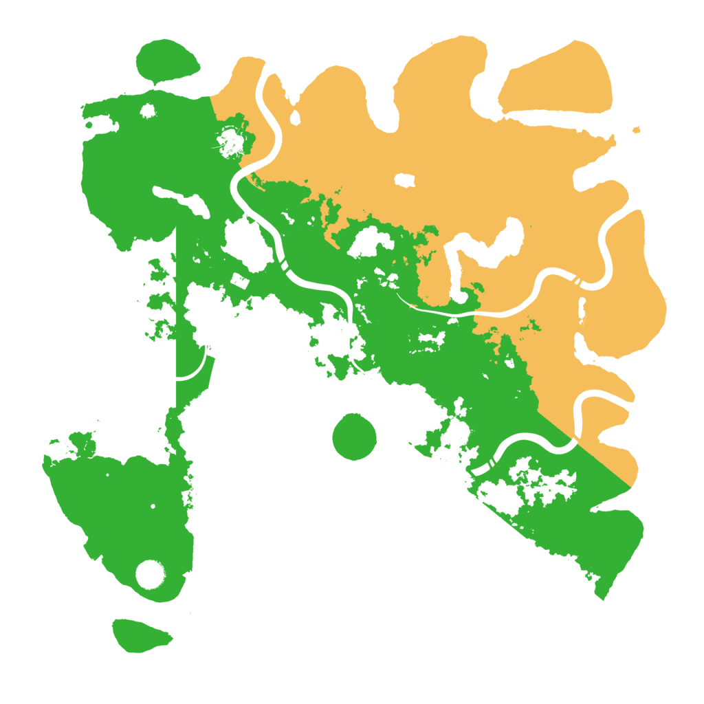 Biome Rust Map: Procedural Map, Size: 4250, Seed: 40862141