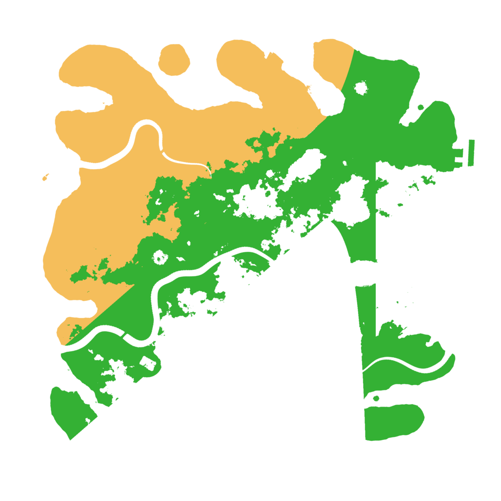 Biome Rust Map: Procedural Map, Size: 3500, Seed: 1459688094