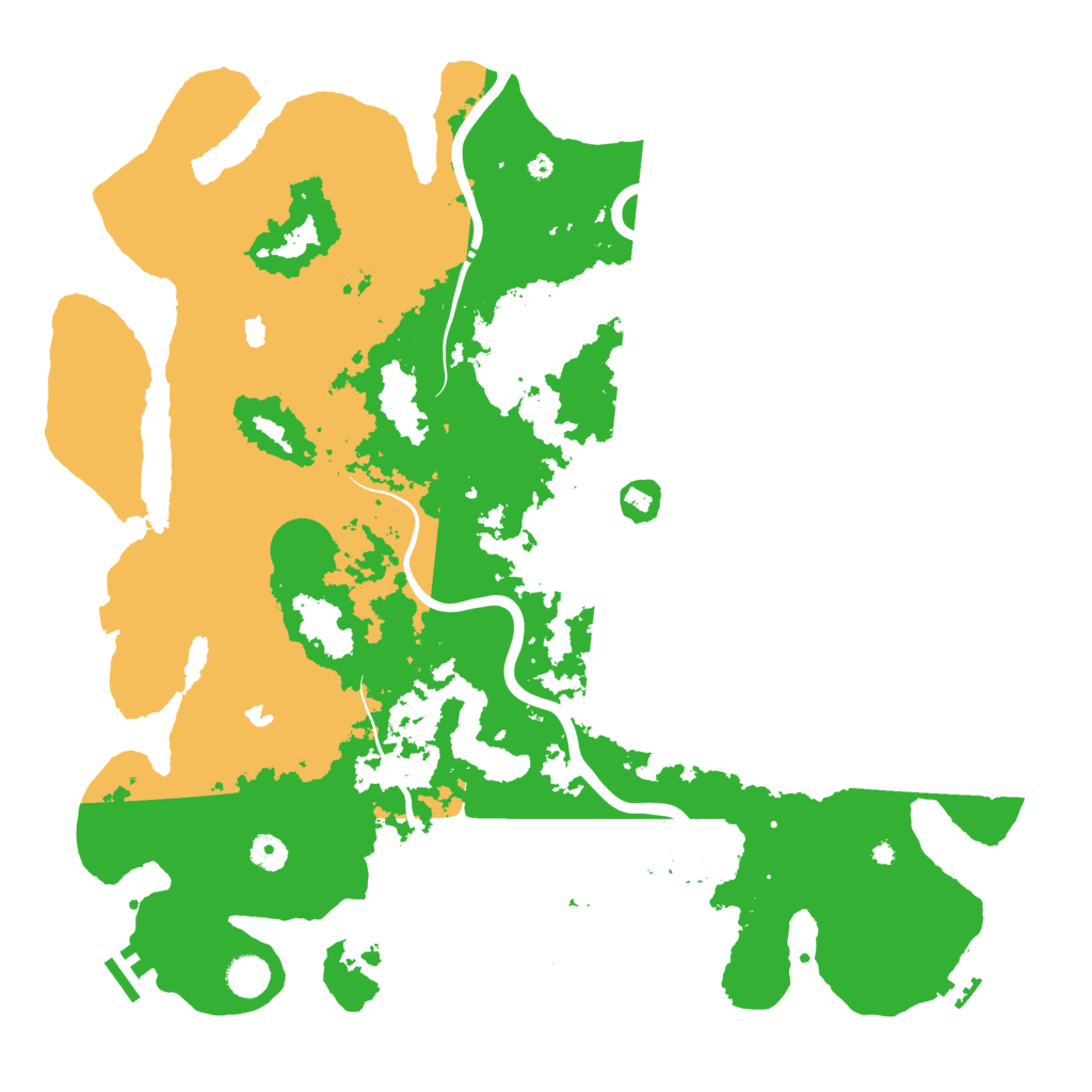 Biome Rust Map: Procedural Map, Size: 4500, Seed: 413072444