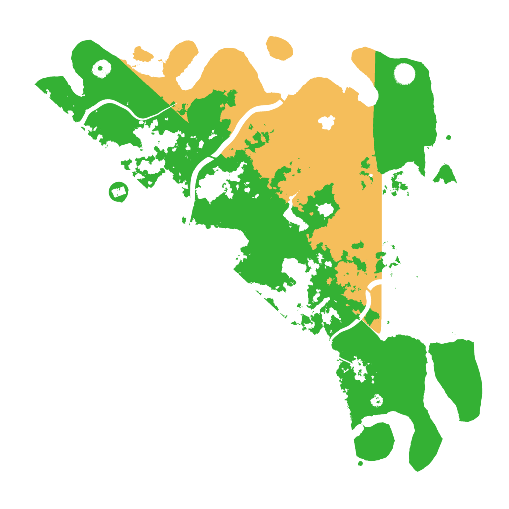 Biome Rust Map: Procedural Map, Size: 4250, Seed: 18119