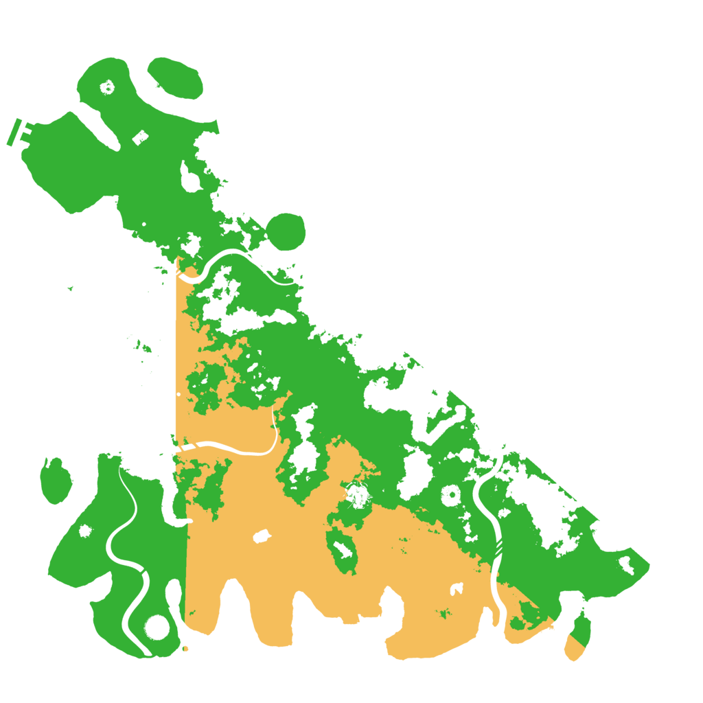 Biome Rust Map: Procedural Map, Size: 5000, Seed: 24342323