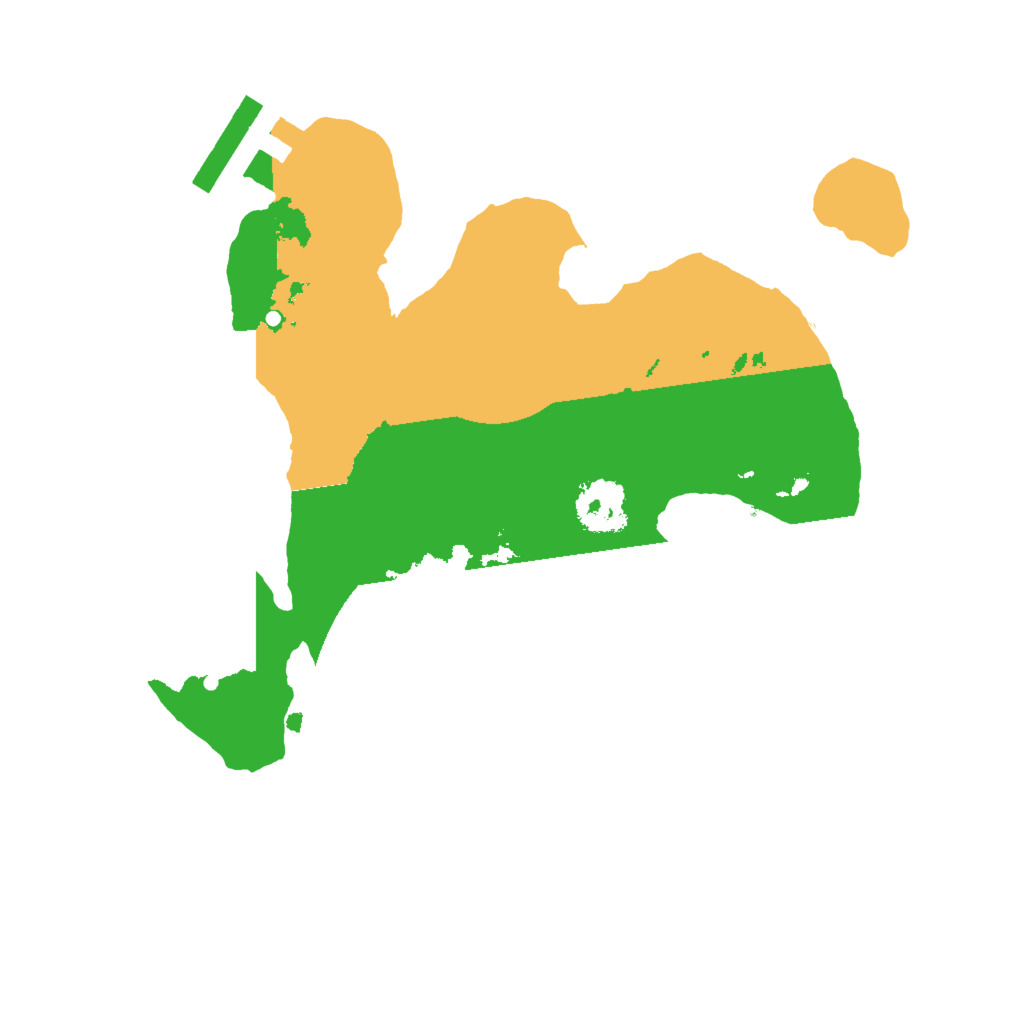 Biome Rust Map: Procedural Map, Size: 2000, Seed: 48467046