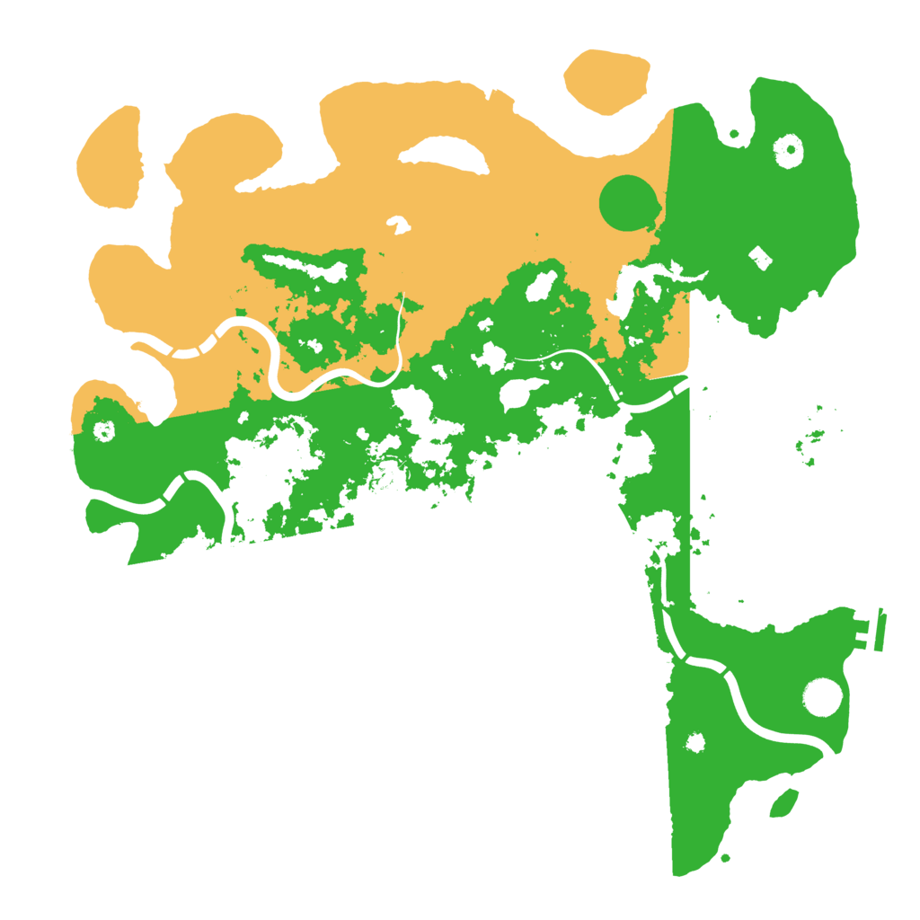 Biome Rust Map: Procedural Map, Size: 4300, Seed: 281635489