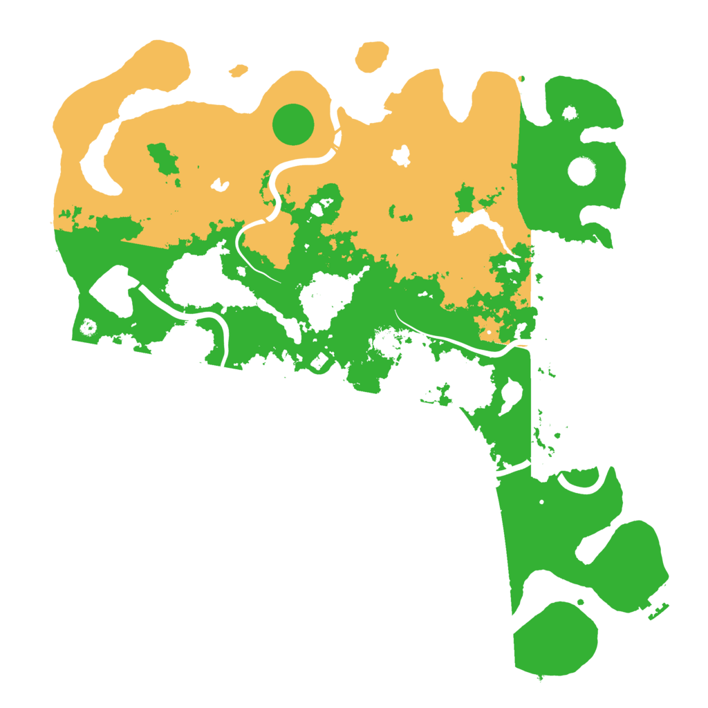 Biome Rust Map: Procedural Map, Size: 4500, Seed: 854391241