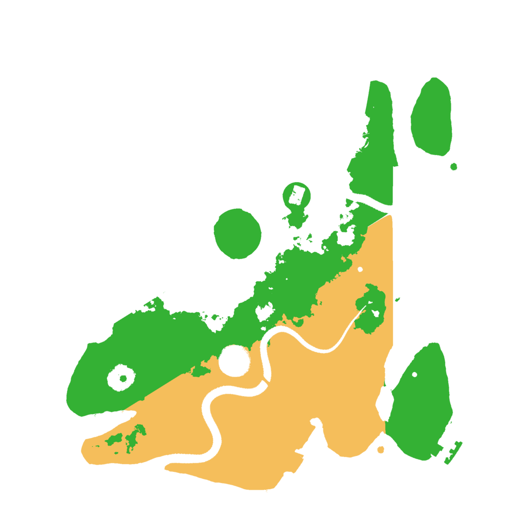 Biome Rust Map: Procedural Map, Size: 3000, Seed: 36585