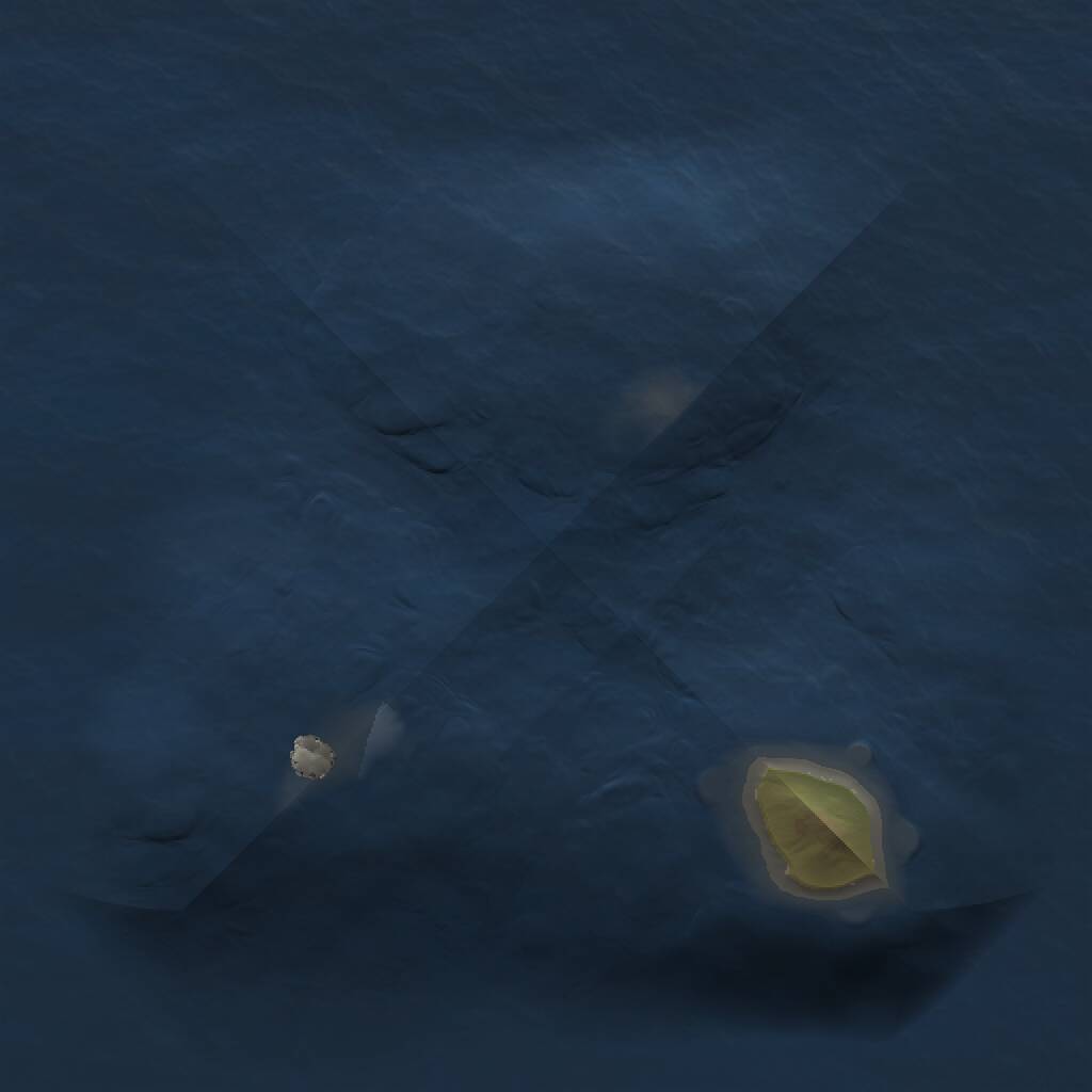 Rust Map: Procedural Map, Size: 1000, Seed: 353456, 1 Monuments