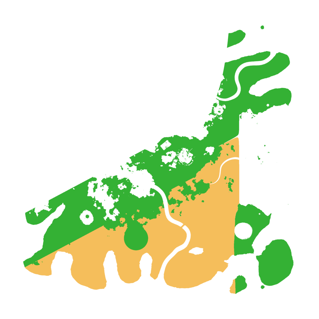 Biome Rust Map: Procedural Map, Size: 3500, Seed: 86945