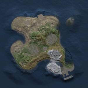 Thumbnail Rust Map: Procedural Map, Size: 2000, Seed: 647768212, 7 Monuments