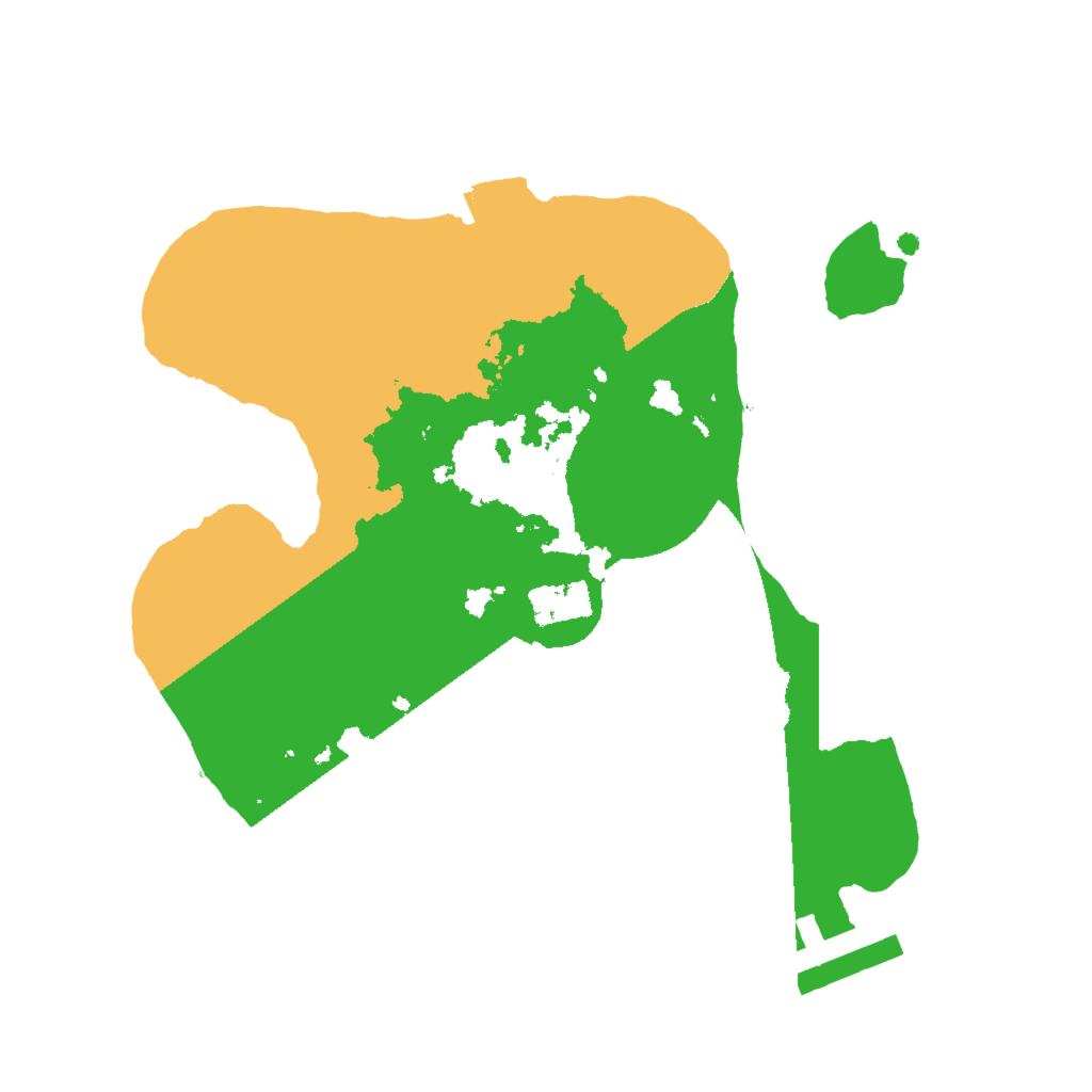 Biome Rust Map: Procedural Map, Size: 2000, Seed: 647768212