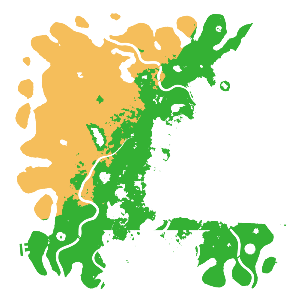Biome Rust Map: Procedural Map, Size: 5000, Seed: 48251