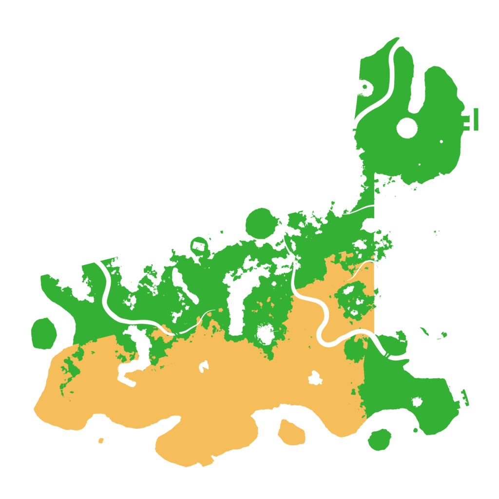 Biome Rust Map: Procedural Map, Size: 4500, Seed: 234142134