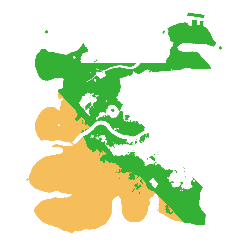 Biome Rust Map: Procedural Map, Size: 3000, Seed: 38521