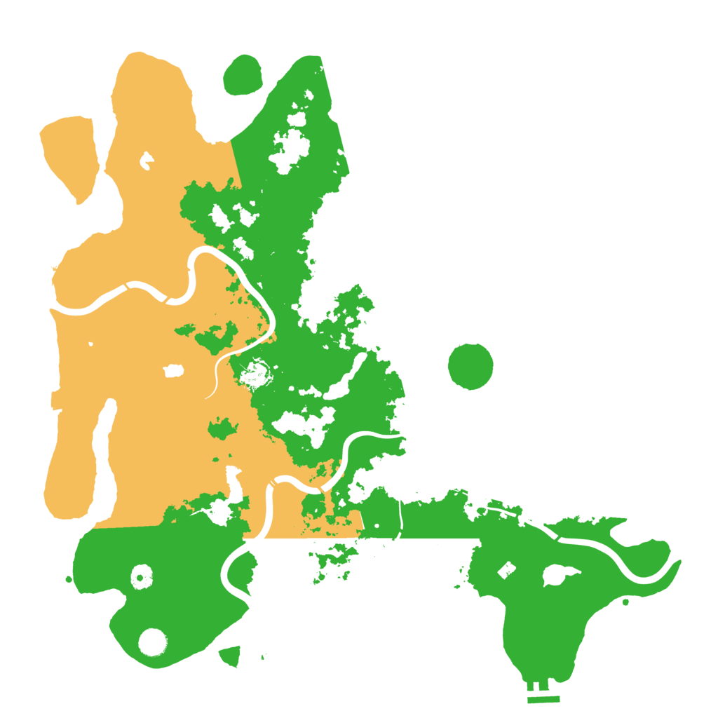 Biome Rust Map: Procedural Map, Size: 4500, Seed: 909776871
