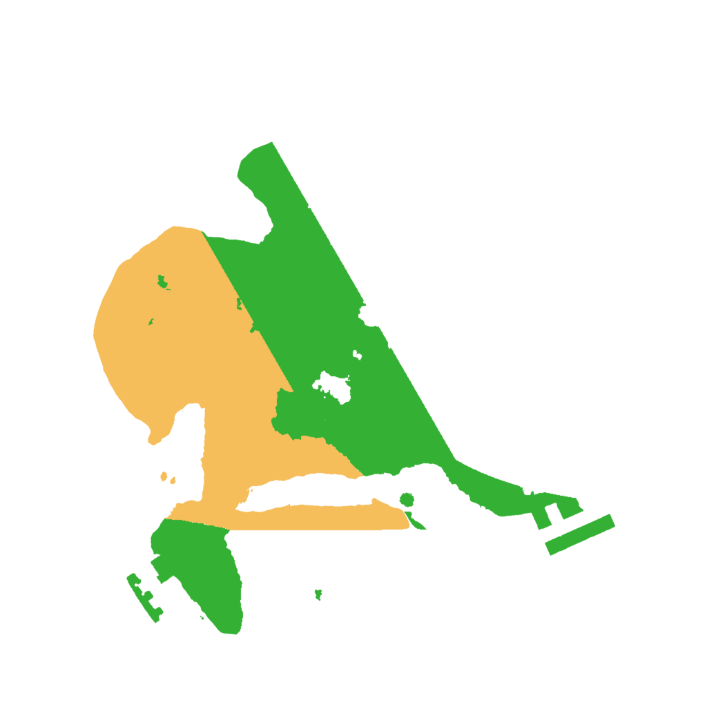 Biome Rust Map: Procedural Map, Size: 2000, Seed: 86421357