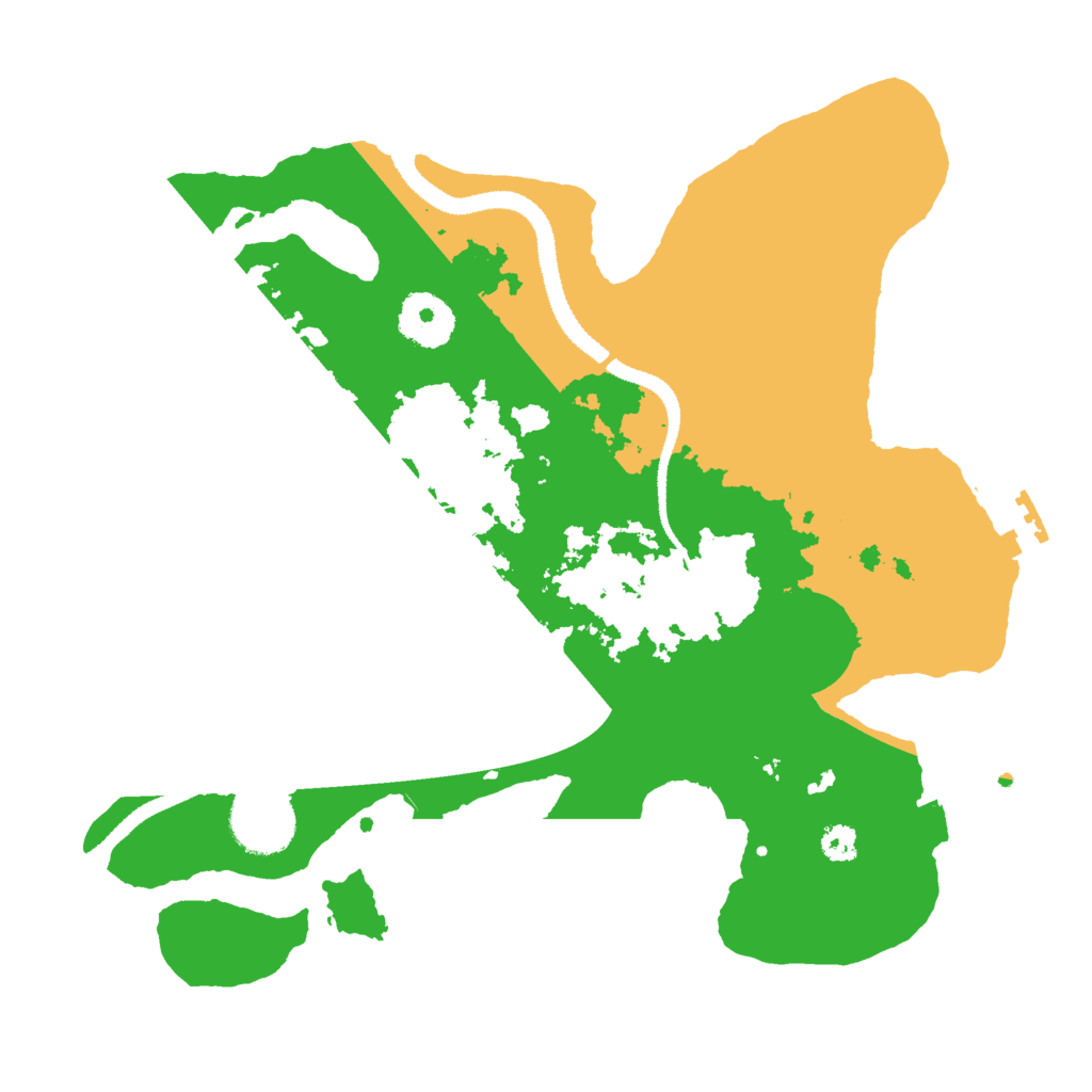 Biome Rust Map: Procedural Map, Size: 3000, Seed: 186279354