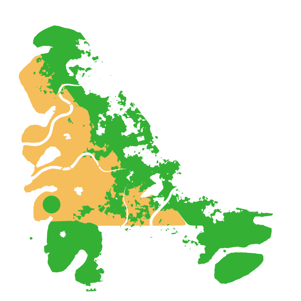 Biome Rust Map: Procedural Map, Size: 4500, Seed: 1489