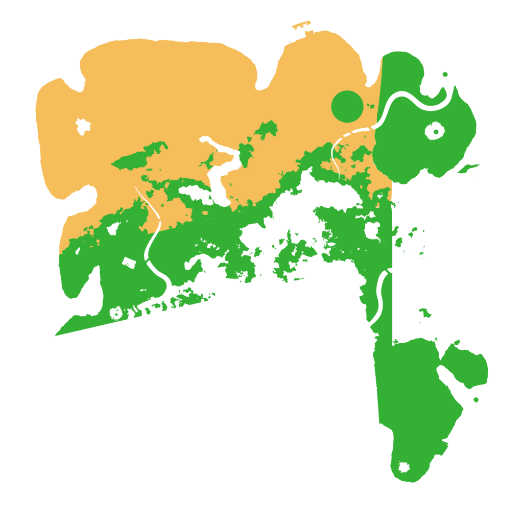 Biome Rust Map: Procedural Map, Size: 4300, Seed: 116858905