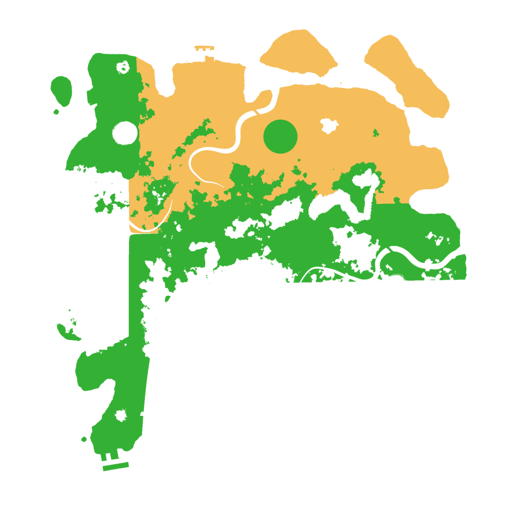 Biome Rust Map: Procedural Map, Size: 4000, Seed: 542428920