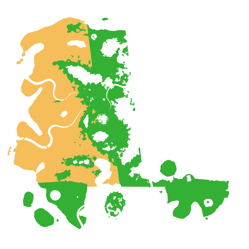 Biome Rust Map: Procedural Map, Size: 4250, Seed: 500001