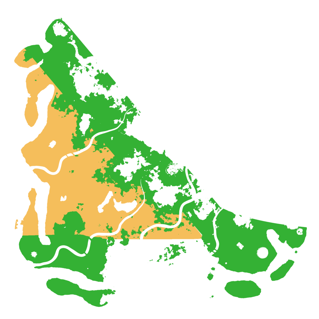 Biome Rust Map: Procedural Map, Size: 5000, Seed: 17129657