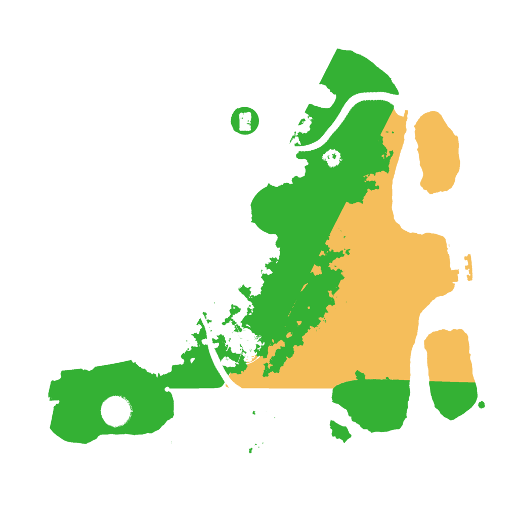 Biome Rust Map: Procedural Map, Size: 3000, Seed: 770336860