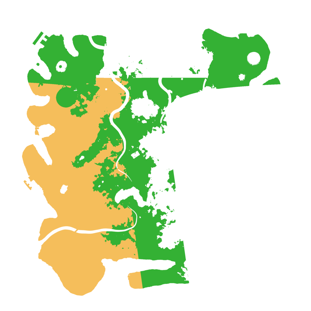 Biome Rust Map: Procedural Map, Size: 4200, Seed: 1231731339