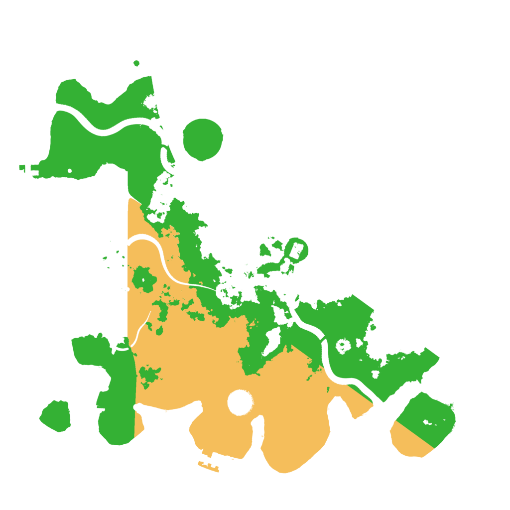 Biome Rust Map: Procedural Map, Size: 3500, Seed: 10382854