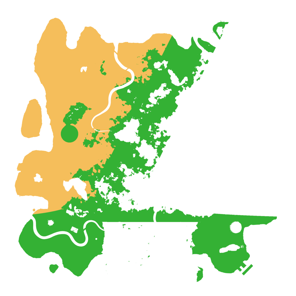Biome Rust Map: Procedural Map, Size: 4500, Seed: 1748416304