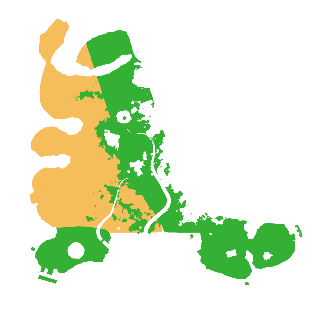 Biome Rust Map: Procedural Map, Size: 3375, Seed: 43558912
