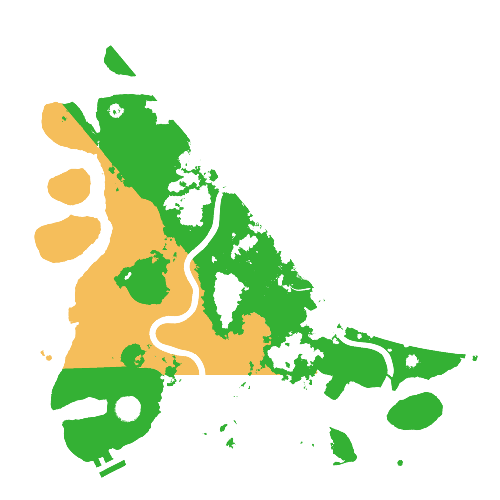 Biome Rust Map: Procedural Map, Size: 3600, Seed: 1938984111
