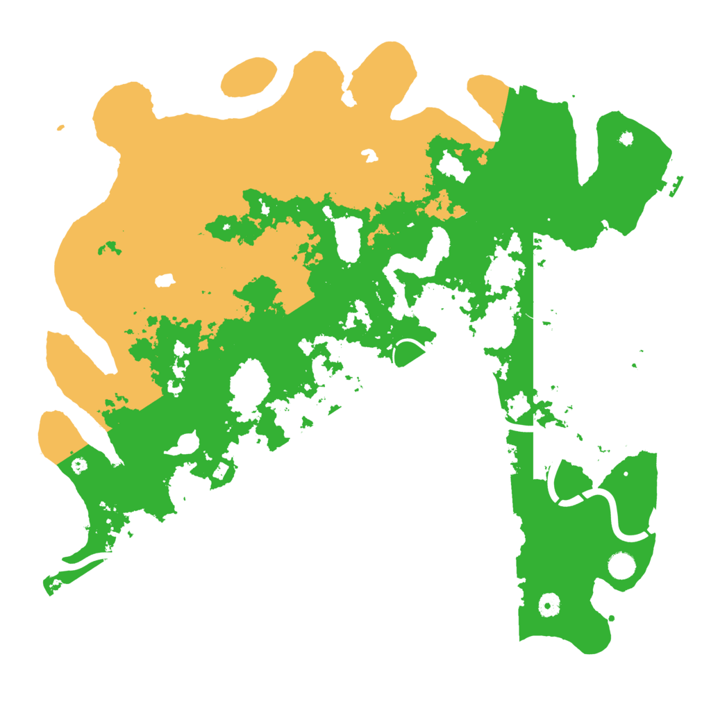 Biome Rust Map: Procedural Map, Size: 4600, Seed: 980712611