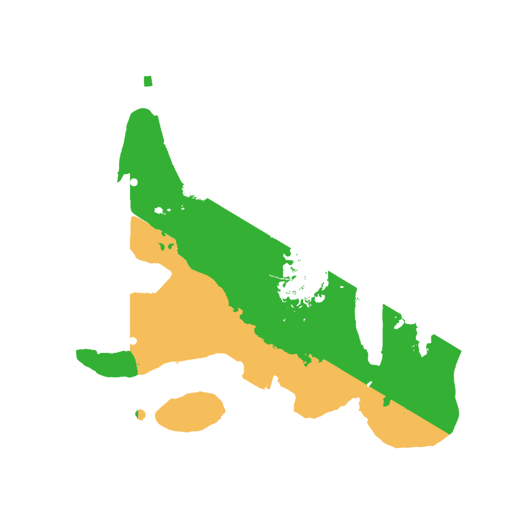 Biome Rust Map: Procedural Map, Size: 2000, Seed: 86906557