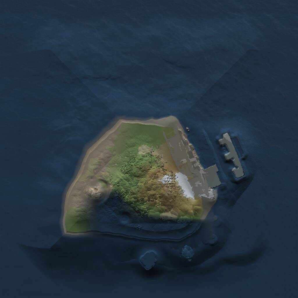 Rust Map: Procedural Map, Size: 1000, Seed: 417009447, 2 Monuments