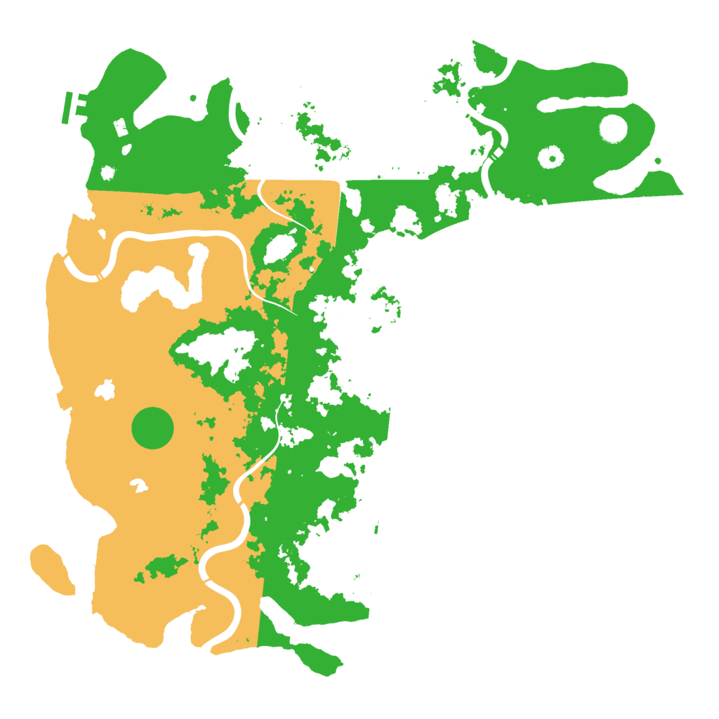 Biome Rust Map: Procedural Map, Size: 4500, Seed: 2740631