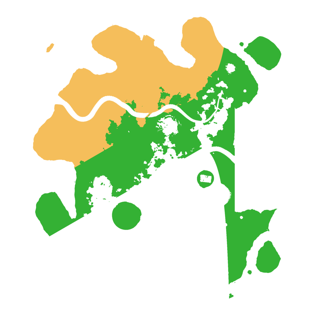 Biome Rust Map: Procedural Map, Size: 3000, Seed: 1169061900