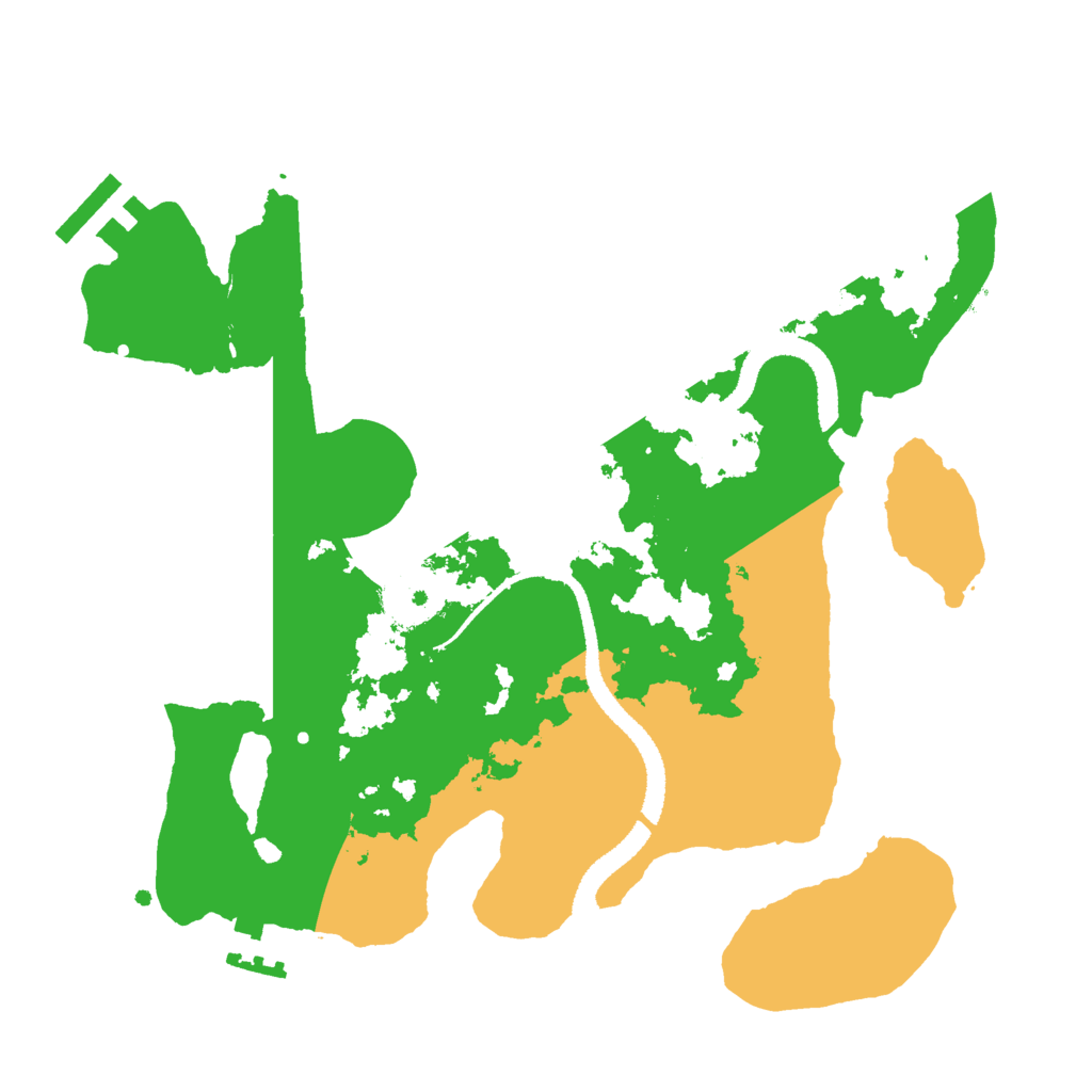 Biome Rust Map: Procedural Map, Size: 2700, Seed: 1755518493