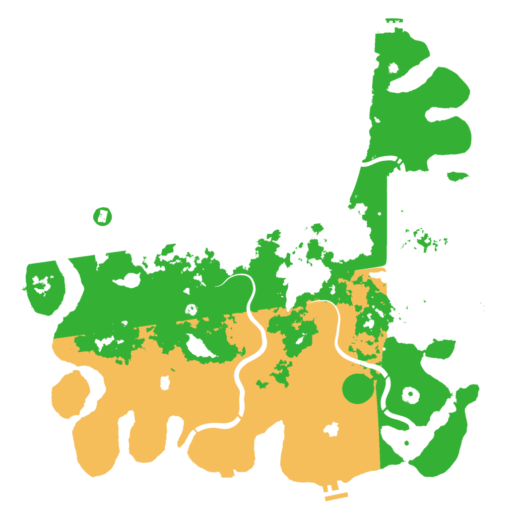 Biome Rust Map: Procedural Map, Size: 4500, Seed: 872553708