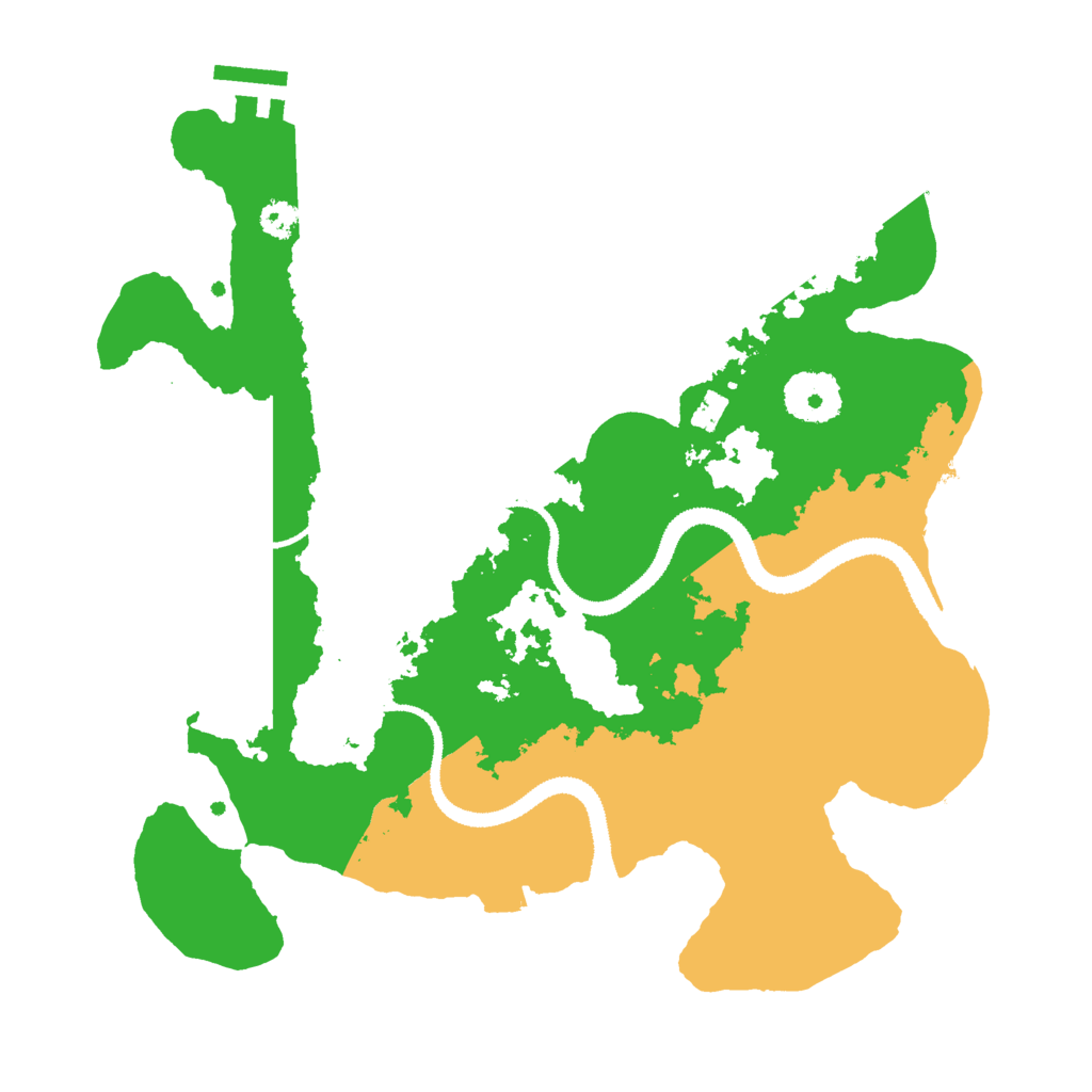 Biome Rust Map: Procedural Map, Size: 3000, Seed: 29999