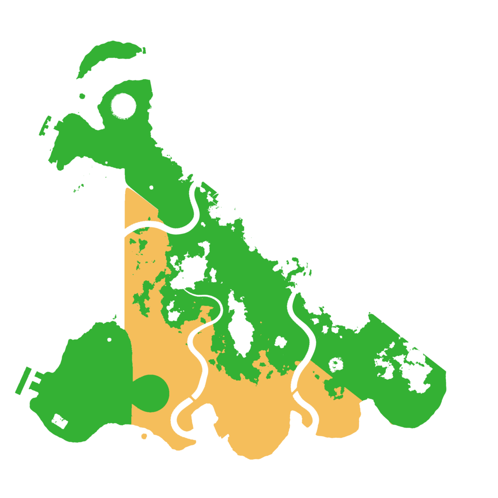 Biome Rust Map: Procedural Map, Size: 3500, Seed: 491580491